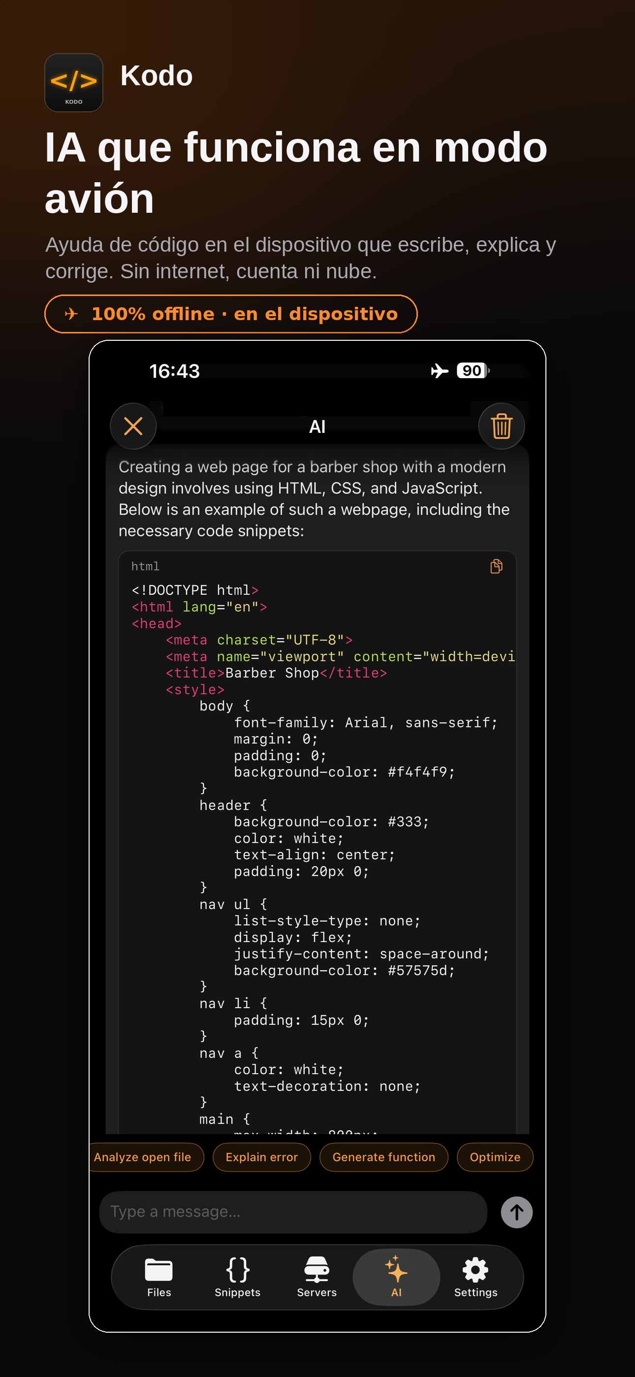 Kodo offline AI