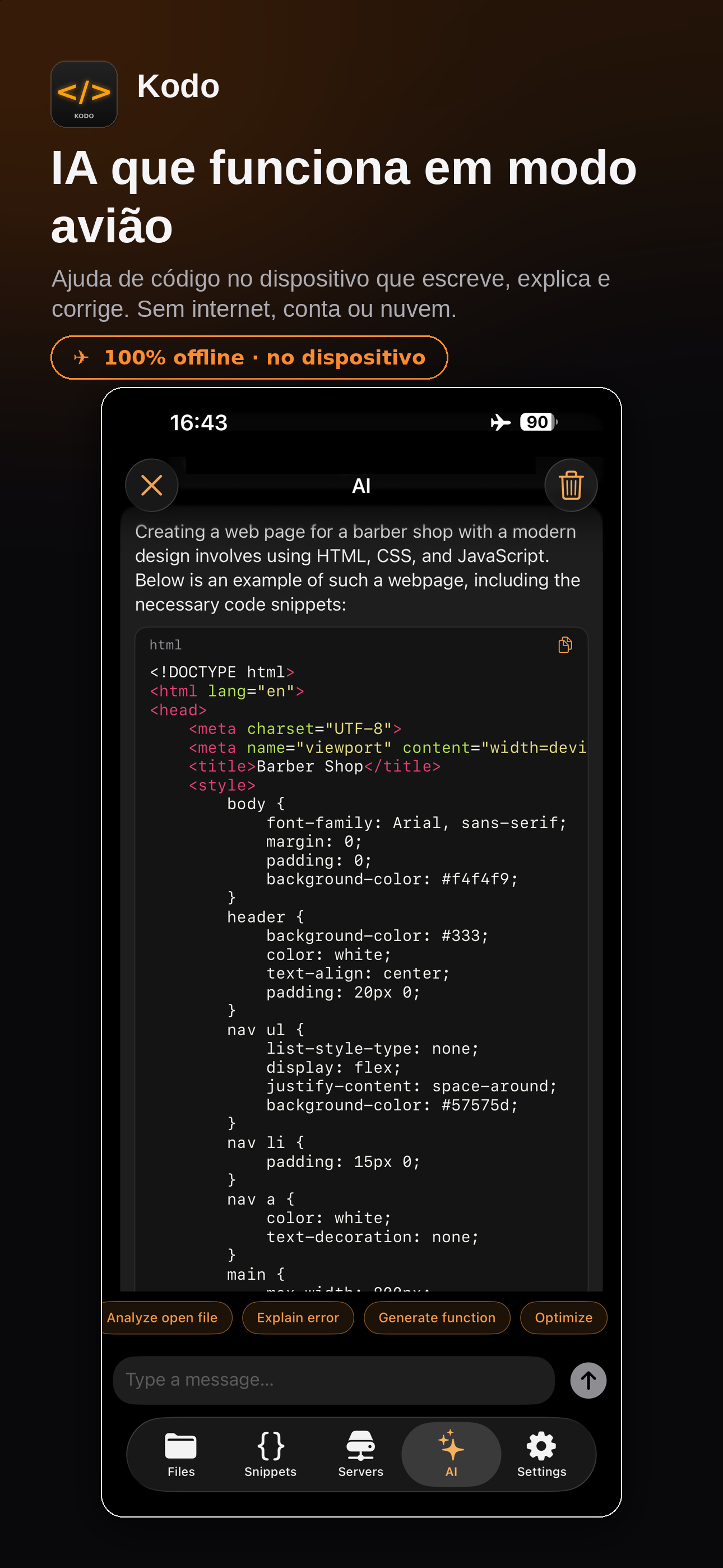 Kodo offline AI