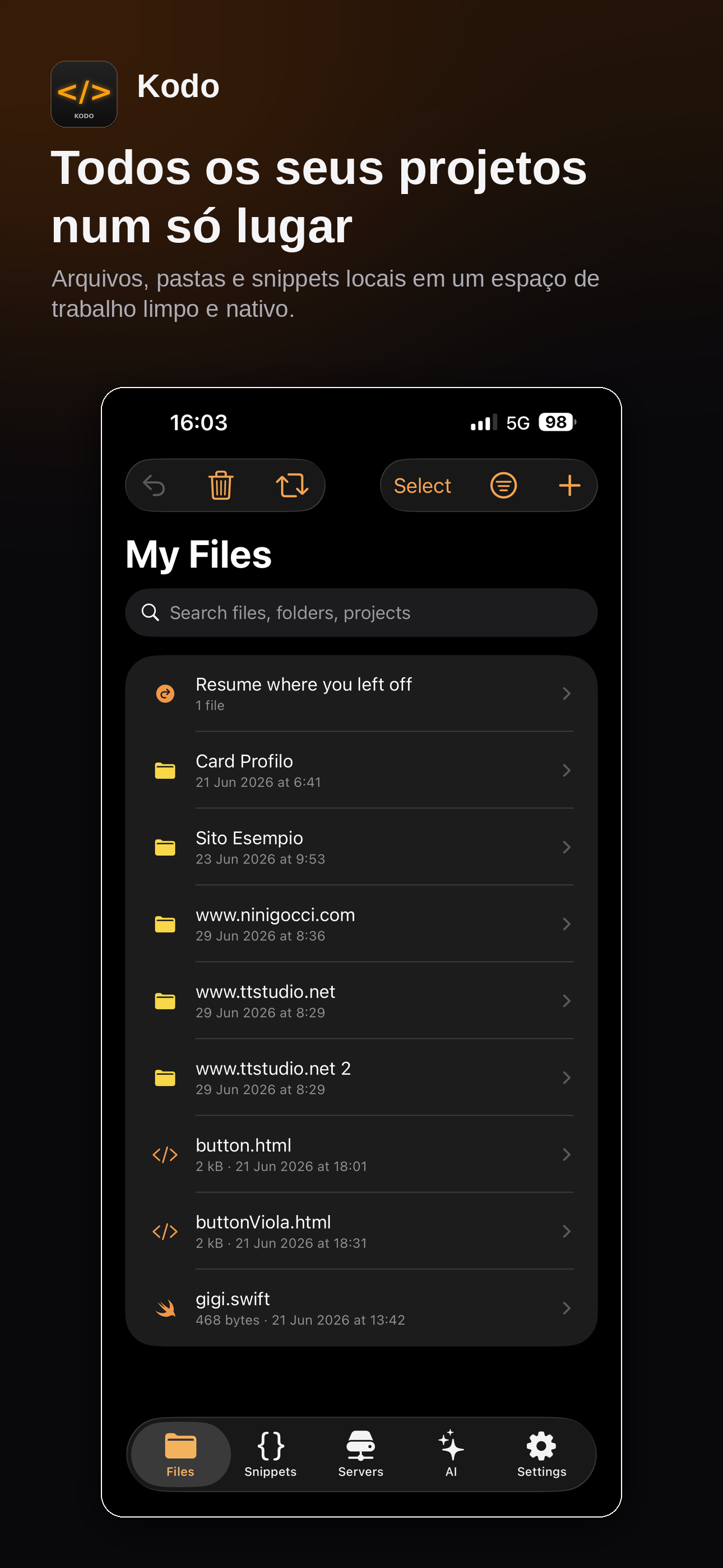 Kodo files